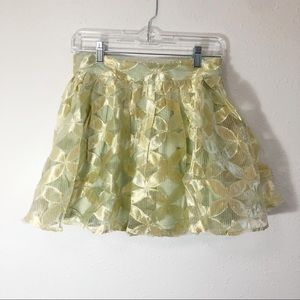 Love Richie small gold skirt NWT